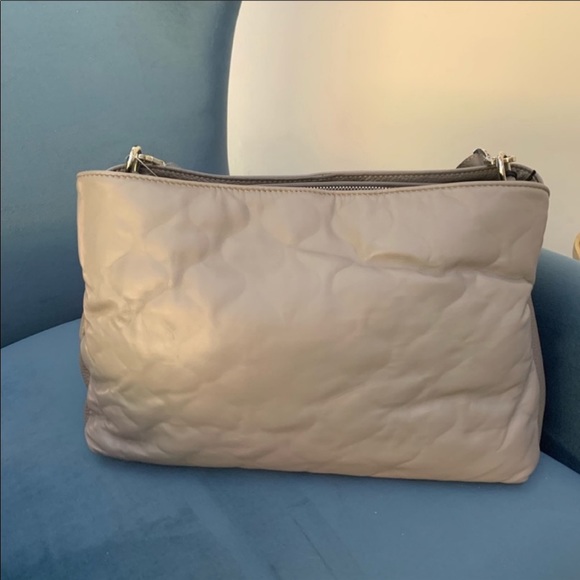 Lisa Conte grey genuine leather shoulder/crossbody bag - Picture 3 of 8